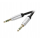 Kabel i złączka VIVANCO Maly Jack 3,5mm 24K Ofc Aux 31013